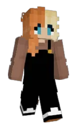 Ahsokie's Minecraft skin wearing the Cherry Blossom cape