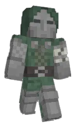 gray and boulder Minecraft skin — Classic model — first worn by juwun