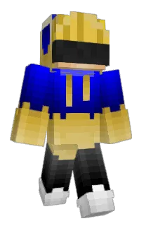 Front of GOWLD's skin
