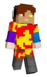 turbo and red Minecraft skin — Slim model