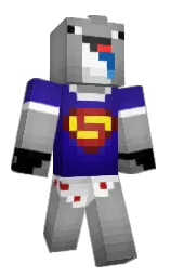 silver chalice and black Minecraft skin — Classic model