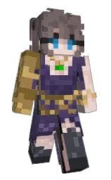mulled wine and vanilla ice Minecraft skin — Slim model