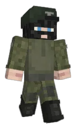 cod gray and hemlock Minecraft skin — Classic model