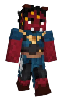 Front of Losohan's skin