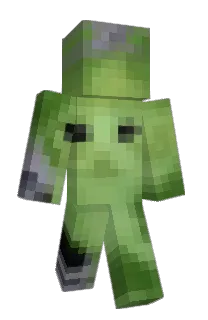 Front of Pheblex's skin