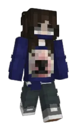 milkyvveins's Minecraft skin wearing the Follower's cape