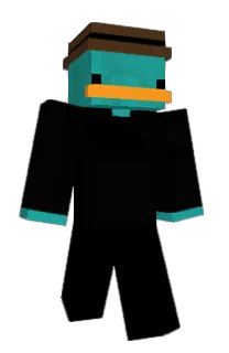 Front of BurderBlue's skin