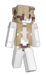 white and indian khaki Minecraft skin — Slim model