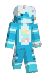 trashsharkie's Minecraft skin wearing the Pan cape