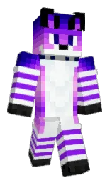 catskill white and black Minecraft skin — Classic model — first worn by T3RMZ0X