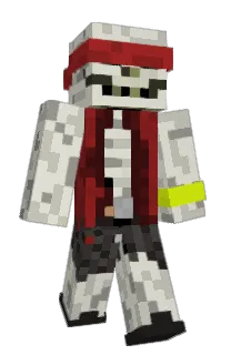 Front of Bwozu's skin