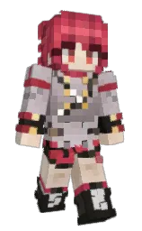 pink swan and rangoon green Minecraft skin — Classic model — first worn by BactaleGoinKrazy