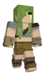 cashmere and gray Minecraft skin — Classic model — first worn by PoizonParadize