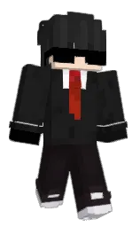 Alibxba's Minecraft skin wearing the Mojang Office cape