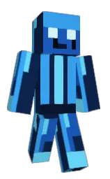 Bleues's Minecraft skin wearing the Pan cape