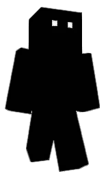 black and twine Minecraft skin — Classic model — first worn by Oosare14