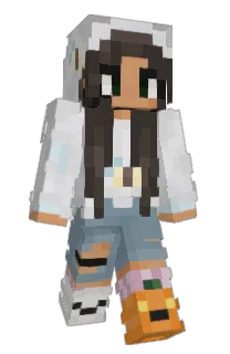 Front of Iwi's skin