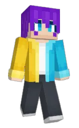 bright gray and mandys pink Minecraft skin — Slim model — first worn by rosemeow9