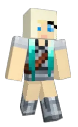 CherryBombzz's Minecraft skin wearing the Migrator cape