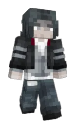 shark and river bed Minecraft skin — Slim model