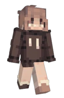 Front of Skonkle's skin