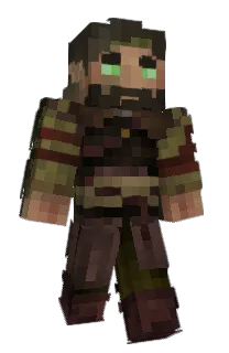 Front of Naugladur's skin