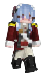 polo blue and persian plum Minecraft skin — Slim model — first worn by puppygirlfemcel