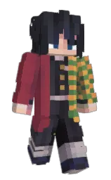 LispyTomo's Minecraft skin wearing the Yearn cape