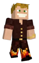 graphite and coffee bean Minecraft skin — Classic model — first worn by unwiseCrisp