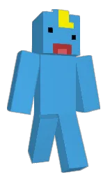 Denstruction's Minecraft skin wearing the Home cape