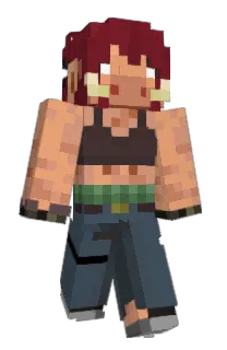 Front of Brairi's skin