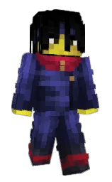 ebony and port gore Minecraft skin — Slim model