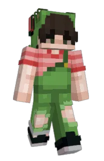 Front of Crompouce's skin
