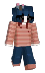 big stone and nile blue Minecraft skin — Slim model — first worn by Trakx