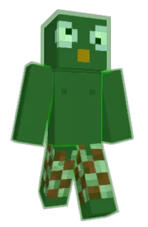 Front of blokmeneertje's skin