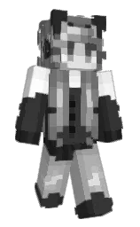 dove gray and mine shaft Minecraft skin — Slim model