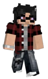 paco and black Minecraft skin — Classic model — first worn by dvdrzl