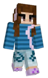 boston blue and blumine Minecraft skin — Classic model — first worn by Krukun7u7