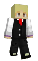 straw and cod gray Minecraft skin — Slim model — first worn by Fouryerrr