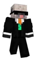 KiRUGA10's Minecraft skin wearing the Copper cape