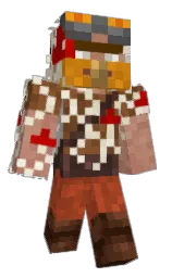 old rose and santa fe Minecraft skin — Classic model — first worn by Leroyxp