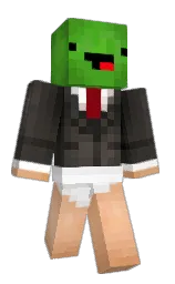 TurtleManBaby's Minecraft skin wearing the Vanilla cape