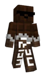 HersheyyBarr's Minecraft skin wearing the Twisted cape