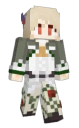 Amdalina's Minecraft skin wearing the Migrator cape