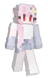 we peep and lavender blush Minecraft skin — Slim model — first worn by Hyebin_02