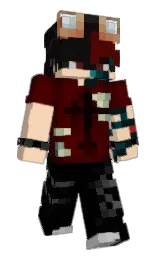 black and dairy cream Minecraft skin — Slim model