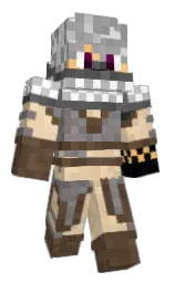 white and tundora Minecraft skin — Classic model — first worn by Legendary_Nati
