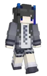 k1sq's Minecraft skin wearing the Builder cape