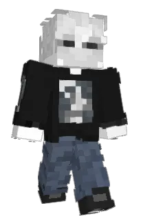 Front of Haidoro's skin