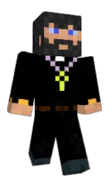 black and mine shaft Minecraft skin — Classic model — first worn by HappyLena10